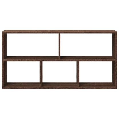 Wall Shelf Brown Oak 100x25x50 cm Engineered Wood