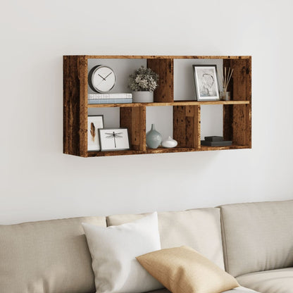 Wall Shelf Old Wood 100x25x50 cm Engineered Wood