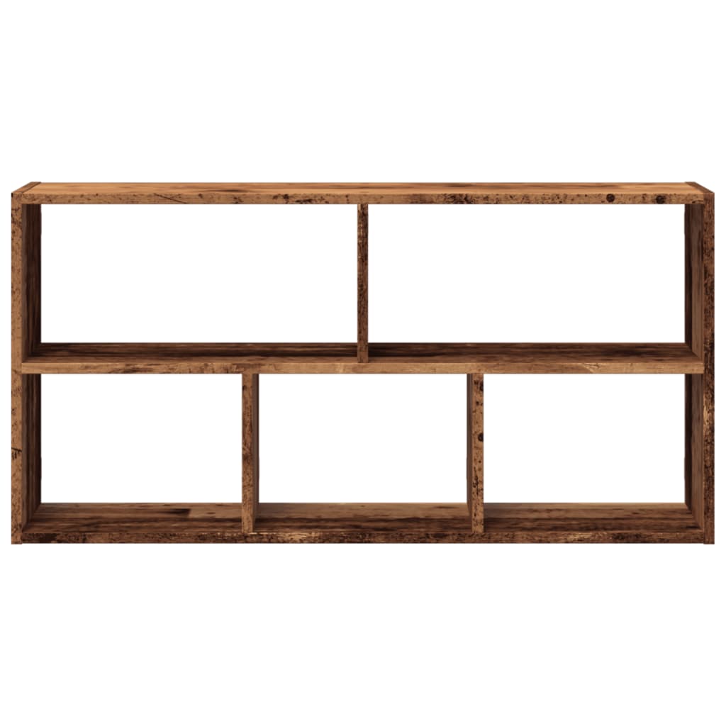 Wall Shelf Old Wood 100x25x50 cm Engineered Wood