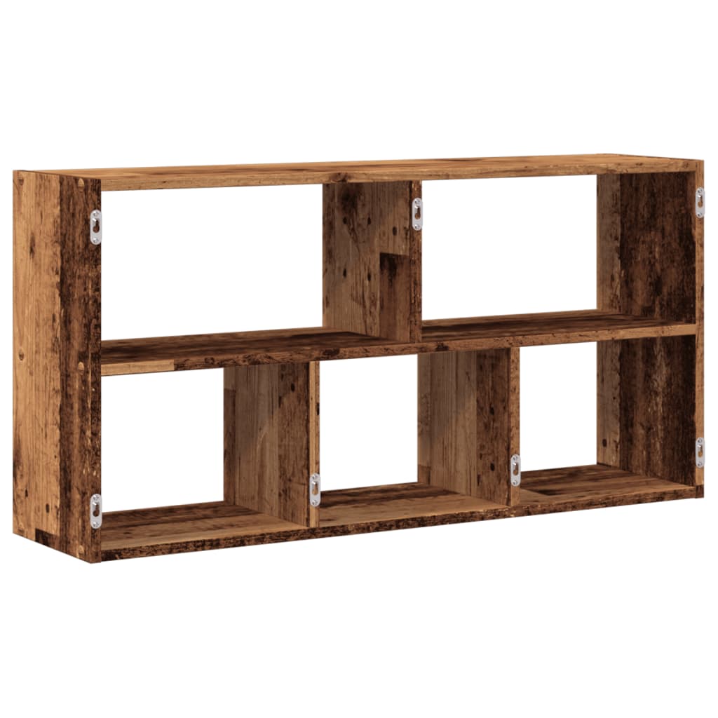 Wall Shelf Old Wood 100x25x50 cm Engineered Wood