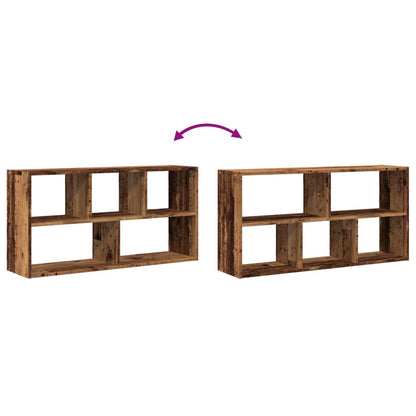 Wall Shelf Old Wood 100x25x50 cm Engineered Wood