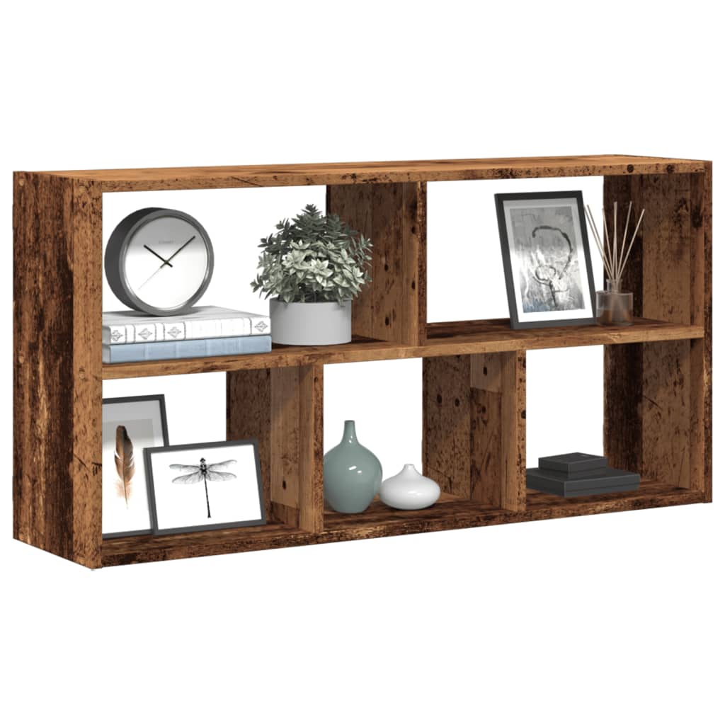 Wall Shelf Old Wood 100x25x50 cm Engineered Wood