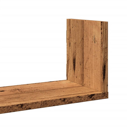 Wall Shelves 3 pcs Old Wood 58x18x18 cm Engineered Wood