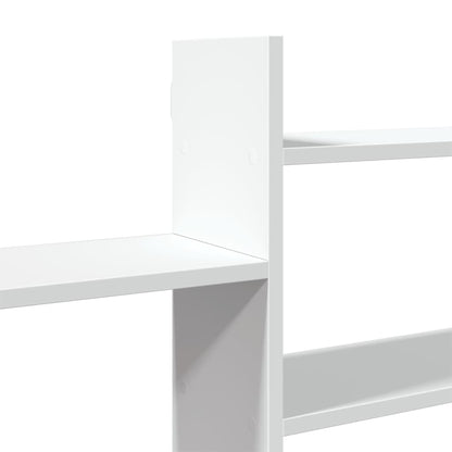 Wall Shelf White 167.5x18x68 cm Engineered Wood