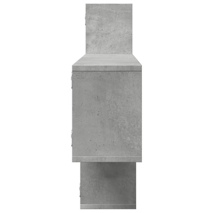 Wall Shelf Concrete Grey 167.5x18x68 cm Engineered Wood