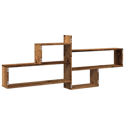 Wall Shelf Old Wood 167.5x18x68 cm Engineered Wood