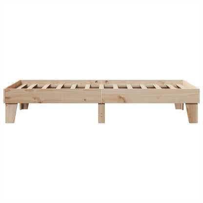 Bed Frame without Mattress 90x190 cm Single Solid Wood Pine