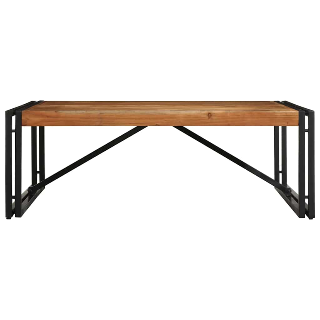 Coffee Table 100x100x35 cm Solid Wood Acacia