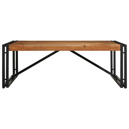 Coffee Table 100x100x35 cm Solid Wood Acacia