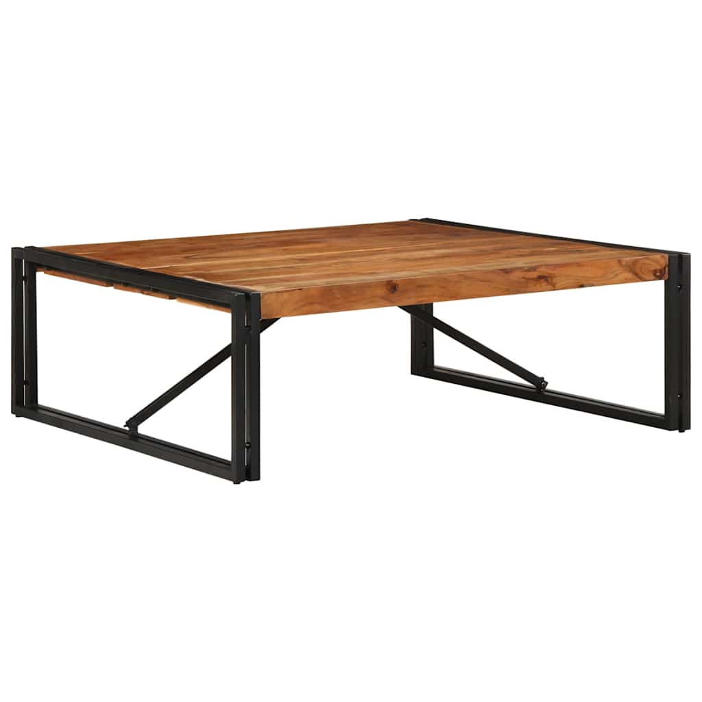 Coffee Table 100x100x35 cm Solid Wood Acacia