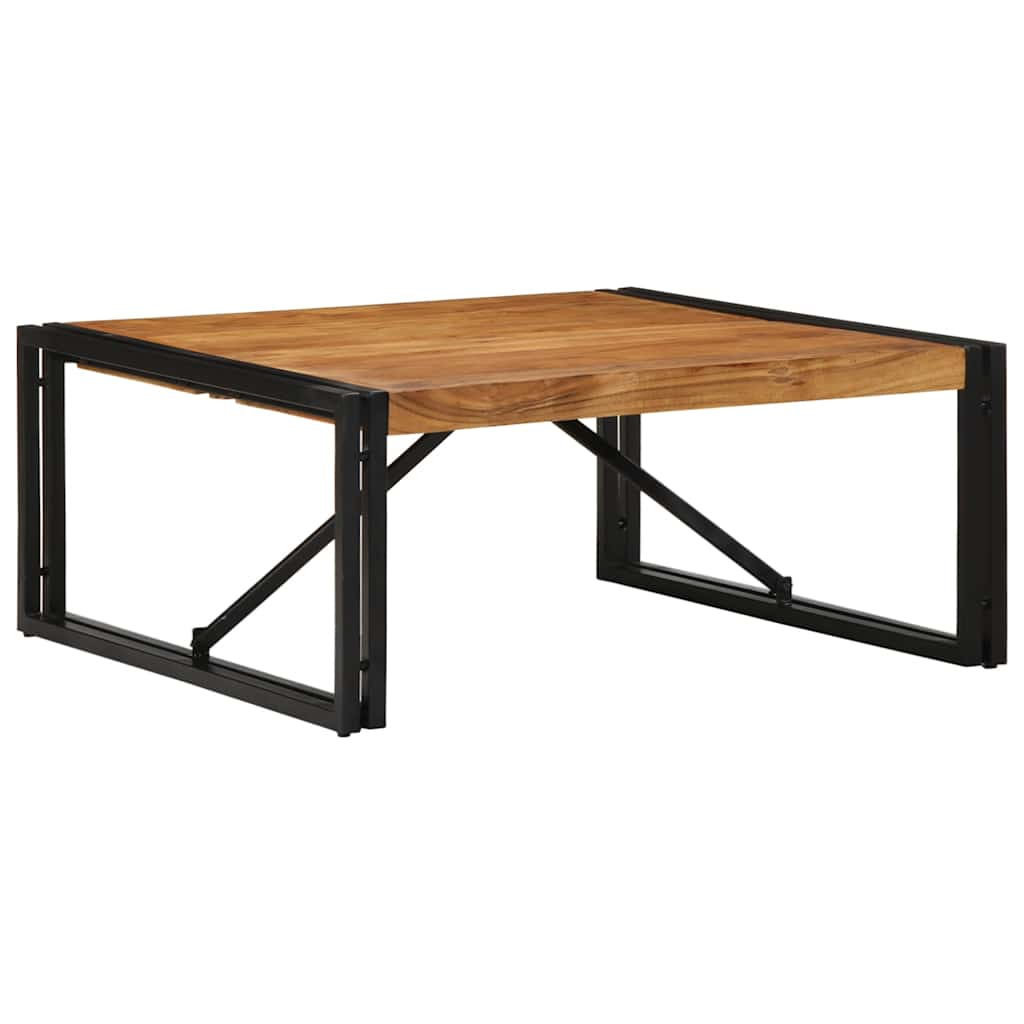 Coffee Table 80x80x35 cm Solid Wood Acacia