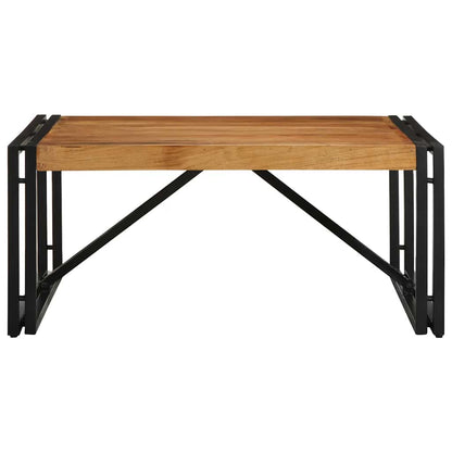 Coffee Table 80x80x35 cm Solid Wood Acacia