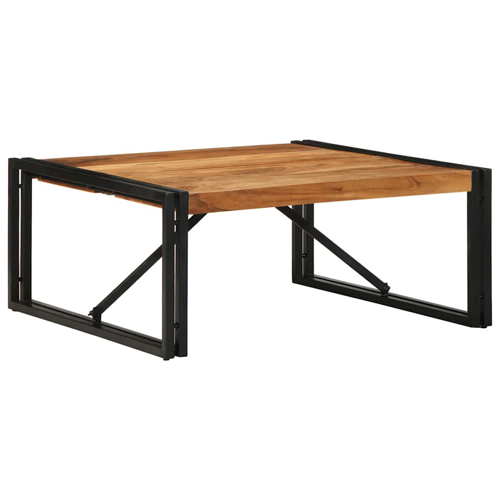 Coffee Table 80x80x35 cm Solid Wood Acacia