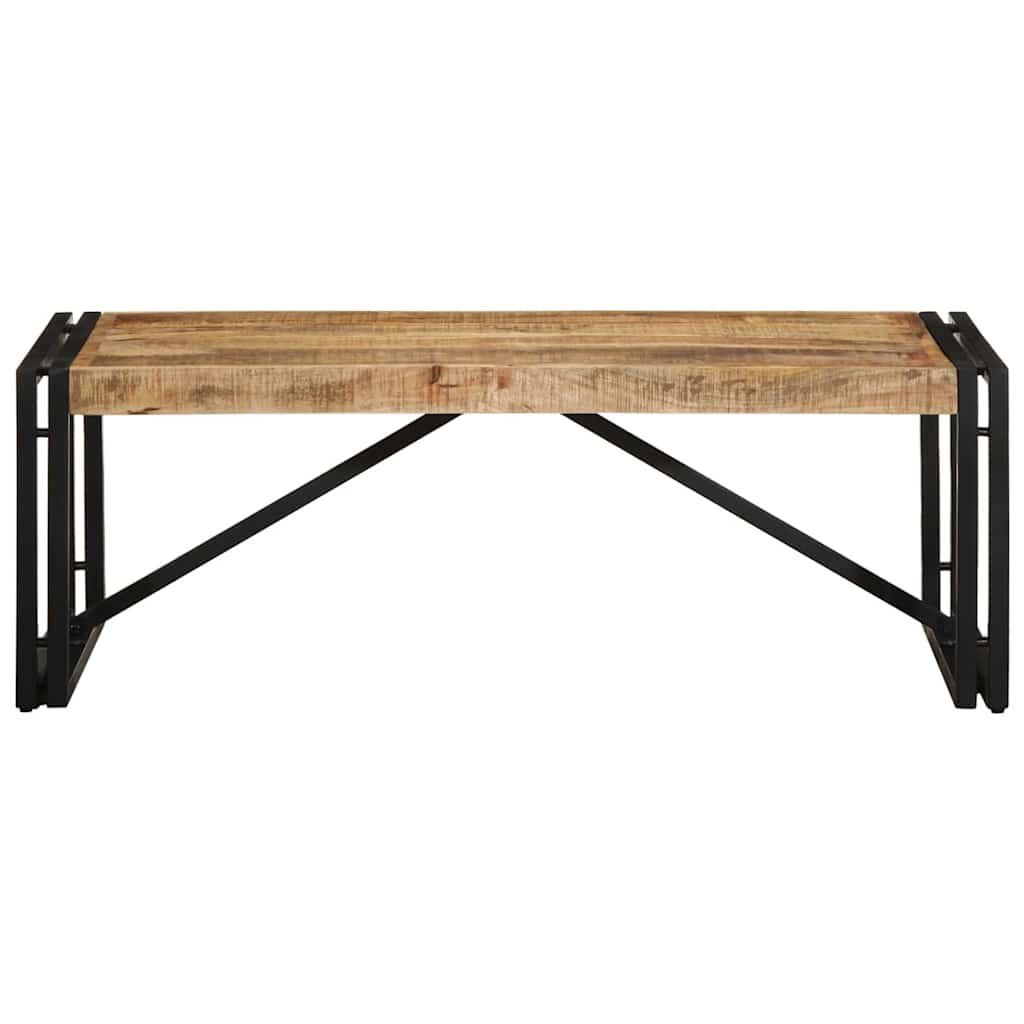 Coffee Table 100x50x35 cm Solid Rough Wood Mango