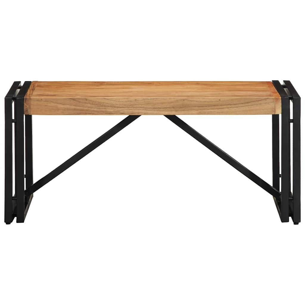 Coffee Table 80x40x35 cm Solid Wood Acacia