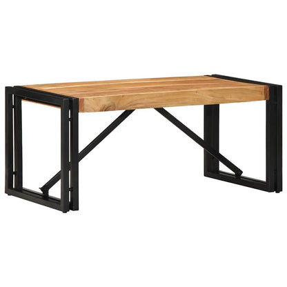 Coffee Table 80x40x35 cm Solid Wood Acacia