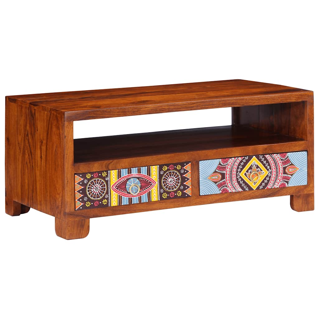 Coffee Table 90x50x40 cm Solid Wood Acacia