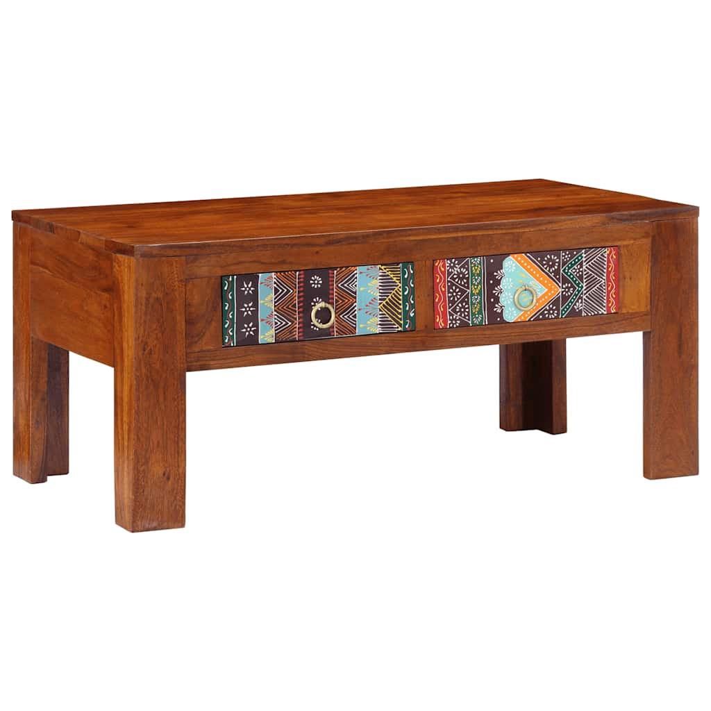 Coffee Table 90x50x40 cm Solid Wood Acacia