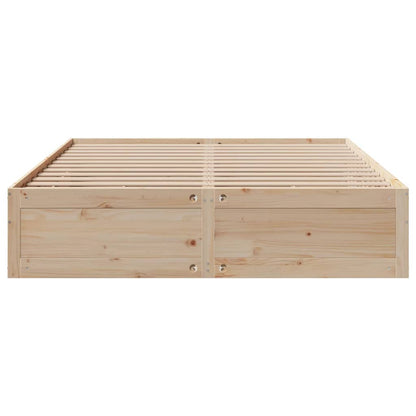 Bed Frame without Mattress with Drawers 180x200 cm Super King Solid Wood Pine