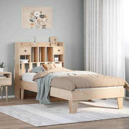 Bed Frame without Mattress 100x200 cm Solid Wood Pine