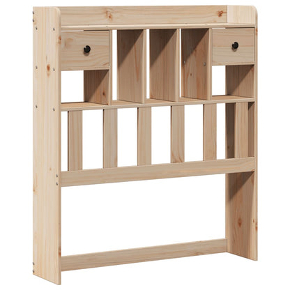 Bookcase Bed without Mattress 100x200 cm Solid Wood Pine