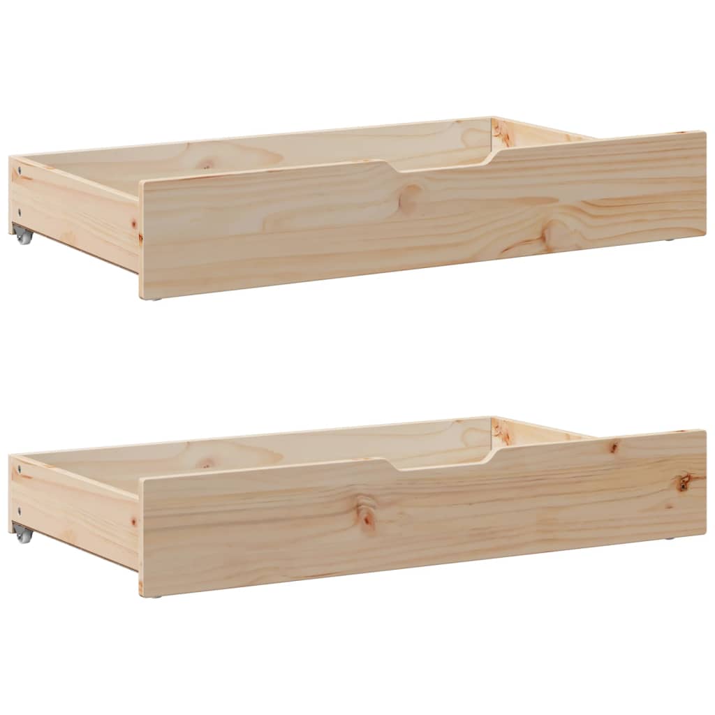 Bed frame without Mattress 200x200 cm Solid Wood Pine