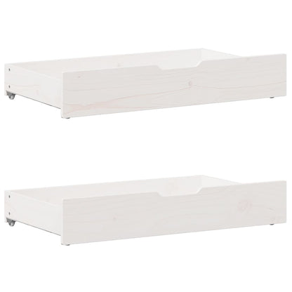 Bed frame without Mattress White 160x200 cm Solid Wood Pine