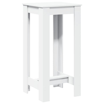 Bar Table White 51x50x103.5 cm Engineered Wood