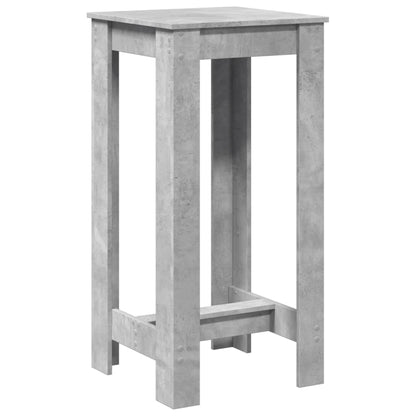 Bar Table Concrete Grey 51x50x103.5 cm Engineered Wood