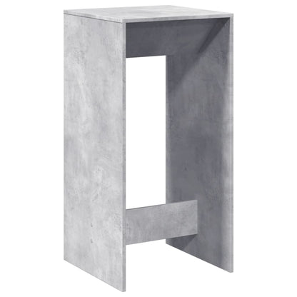 Bar Table Concrete Grey 51x50x103.5 cm Engineered Wood