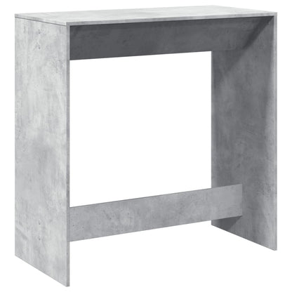 Bar Table Concrete Grey 102x50x103.5 cm Engineered Wood