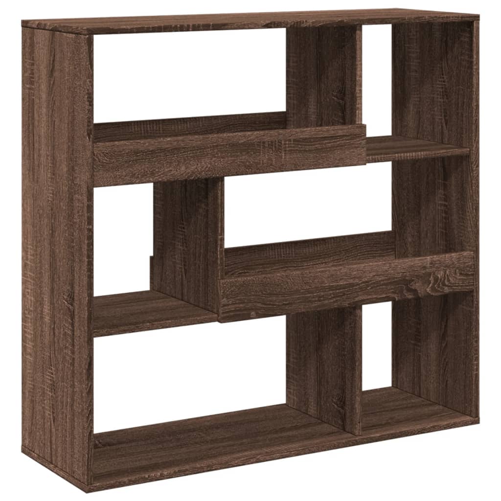 Book Cabinet/Room Divider Brown Oak 100x33x94.5 cm