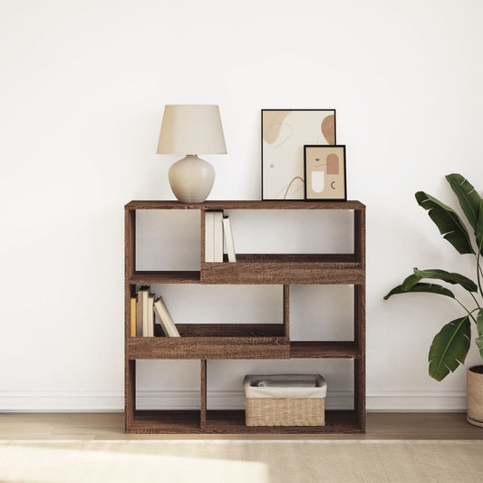 Book Cabinet/Room Divider Brown Oak 100x33x94.5 cm