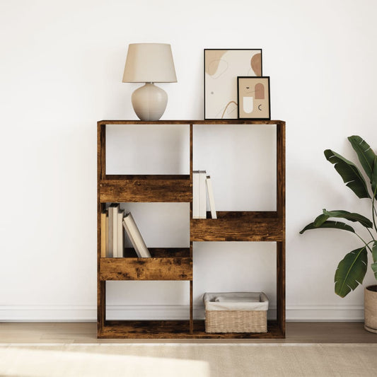 Book Cabinet/Room Divider Smoked Oak 100x33x115 cm