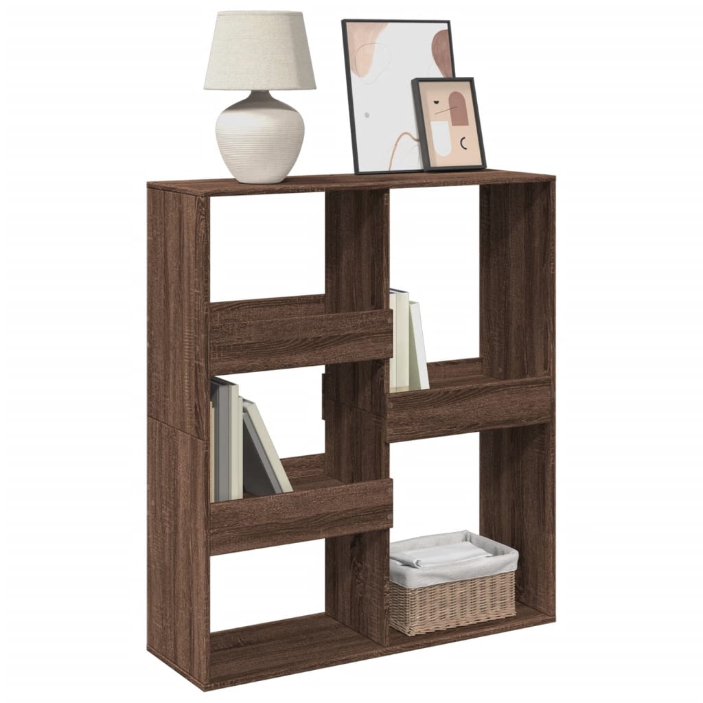 Book Cabinet/Room Divider Brown Oak 100x33x115 cm