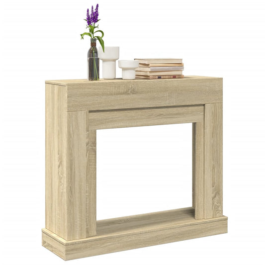 Fireplace Surround Sonoma Oak 100x30x87.5 cm Engineered Wood