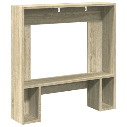 Fireplace Surround Sonoma Oak 81x18x82 cm Engineered Wood