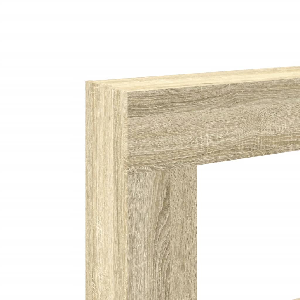 Fireplace Surround Sonoma Oak 81x18x82 cm Engineered Wood