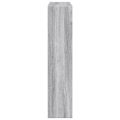 Fireplace Surround Grey Sonoma 81x18x82 cm Engineered Wood