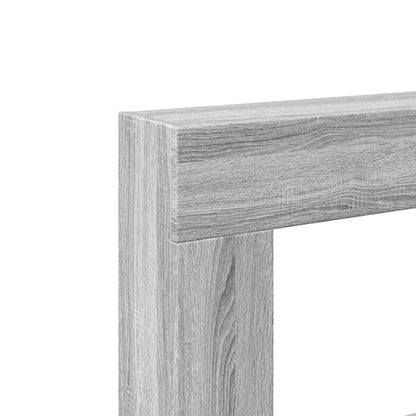 Fireplace Surround Grey Sonoma 81x18x82 cm Engineered Wood