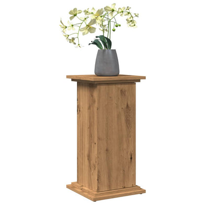 Display Stand with Storage Artisan Oak 31x30x60 cm Engineered Wood