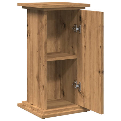 Display Stand with Storage Artisan Oak 31x30x60 cm Engineered Wood