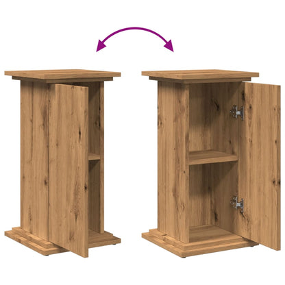 Display Stand with Storage Artisan Oak 31x30x60 cm Engineered Wood