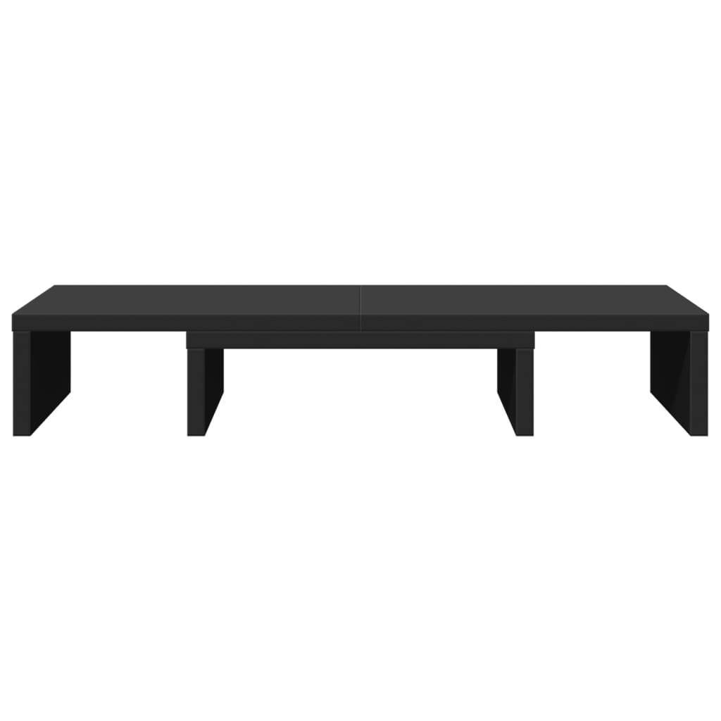 Monitor Stand Adjustable Black 60x24x10.5 cm Engineered Wood