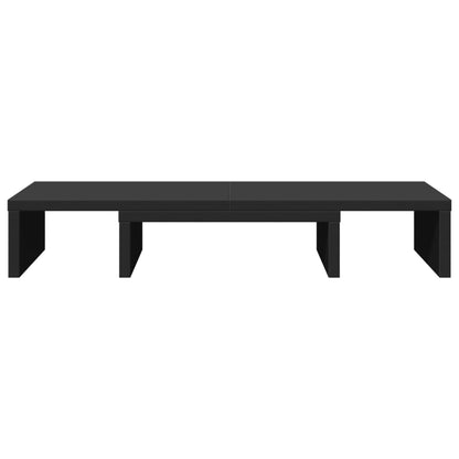 Monitor Stand Adjustable Black 60x24x10.5 cm Engineered Wood