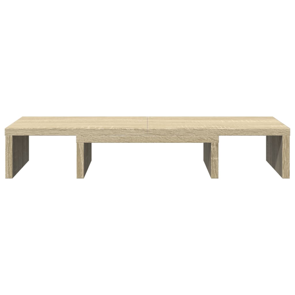 Monitor Stand Adjustable Sonoma Oak 60x24x10.5 cm Engineered Wood