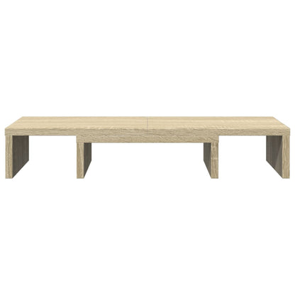 Monitor Stand Adjustable Sonoma Oak 60x24x10.5 cm Engineered Wood