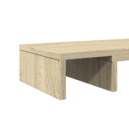 Monitor Stand Adjustable Sonoma Oak 60x24x10.5 cm Engineered Wood