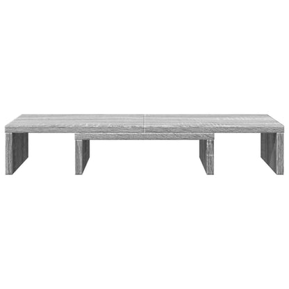 Monitor Stand Adjustable Grey Sonoma 60x24x10.5 cm Engineered Wood