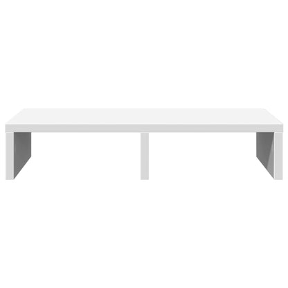 Monitor Stand White 50x27x10 cm Engineered Wood